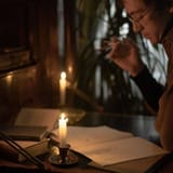 Alternative lighting for focused writing and editing.