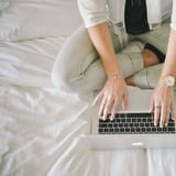 Laptop with text counting feature on screen, creative work, productivity tools, digital writing software.