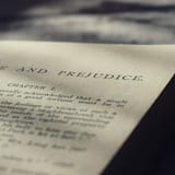 A classic novel open book image for reading and literature lovers.