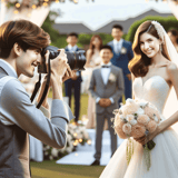 Wedding photography, outdoor wedding, bride, wedding photographer, joyful moments, wedding day.