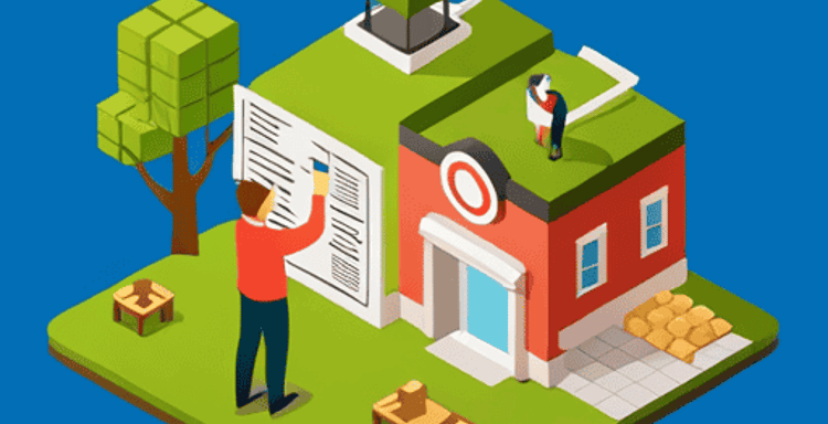 Responsive alt text for Word Counter tool showing text analysis on a colorful isometric house scene.