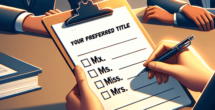 Alt text: Close-up of a clipboard with a ranking checklist, person writing on it, business setting, illustration style.